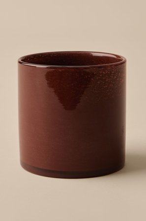 &Home - Kynttilälyhty/ruukku Ruby Large, korkeus 15 cm - Ruskea - Kynttilänjalat & lyhdyt - - Homeroom