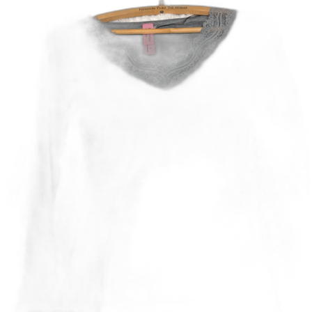 Grå långärmad topp från Hunkemöller