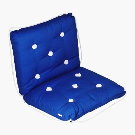 Kapokdyna dubbel blå