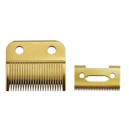 for Wahl Magic Clip Ledning & Ledningsfri Utbyttbar Blad + Klippeblad (Stål Blad) - Gull
