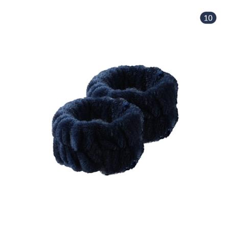2 STK Spa håndleddsvaskebånd Coral Fleece håndklehåndklebånd 10