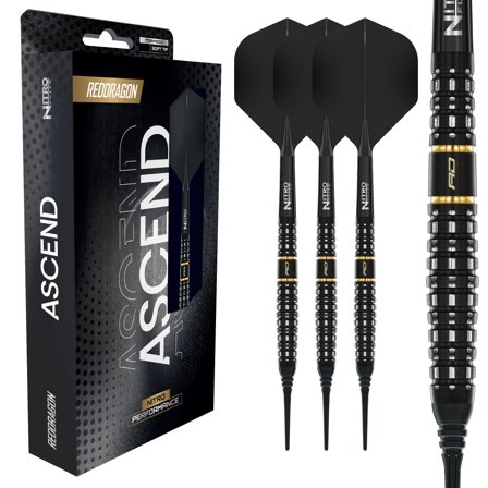Red Dragon Darts Ascend - Soft Tip Torpedo Darts 18g