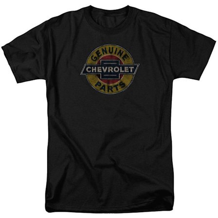 Chevy Äkta Chevy Parts Distressed Sign Vuxen T-shirt