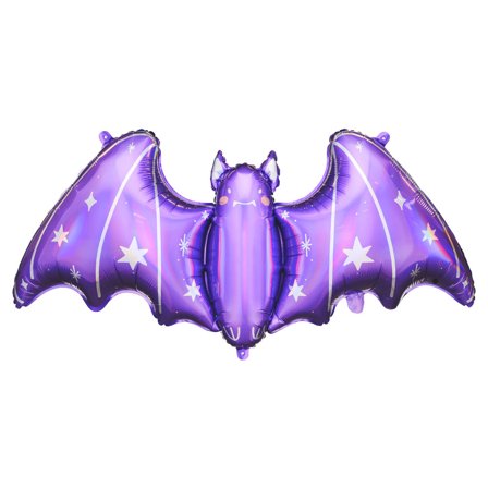 Flagermus Folieballon Stor Lilla