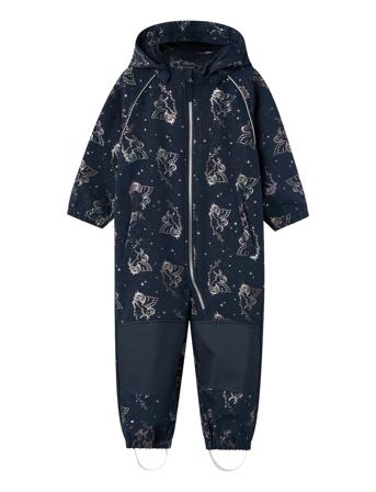 Nmfalfa08 Softshell Suit Foil Fo Noos Outerwear Coveralls Softshell Coveralls Navy Name It