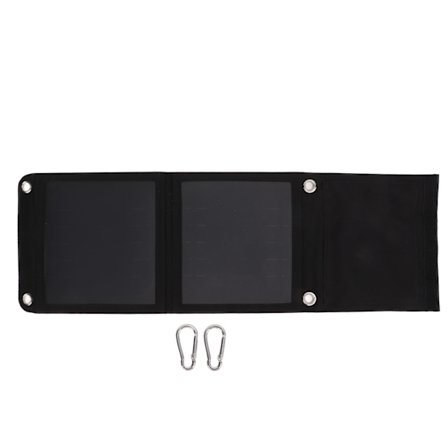 Bærbar Solcellepanel 12W Høj Omdannelseseffektivitet Foldbar God Fleksibilitet Udendørs Solcellepanel