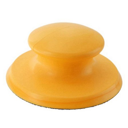 Håndsliping Hjul Elastisk Gummiplate Poleringsplate Flocking Sandpapir Håndklebrig Plate