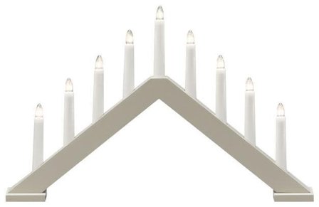 Konstsmide 3984-975 Lysetake 9 lys matt beige, Belysning