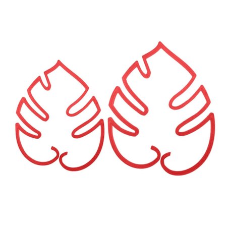 2 stk. Monstera Vertikale Vækst Plantepinde Have Støtte til Monstera Blomster i Potter og Monstera Plante Rød