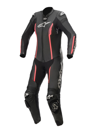Alpinestars Stella Missile V2 Women's Leather Suit Black/Diva Pink/Slate 40