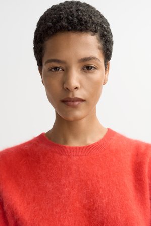 Soft Goat - Brushed short sleeve - XL - Tangerine