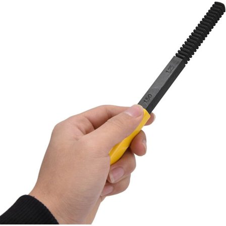 Gevindfil, metrisk gevindfil, gevindfil, gevindrestaureringsværktøj, reparationsudstyr med aftageligt håndtag, gevindreparationsfil til bolte, skruer,