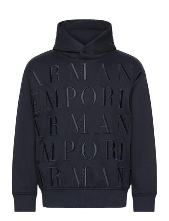 Felpa Hettegenser Genser Marineblå Emporio Armani*Betinget Tilbud