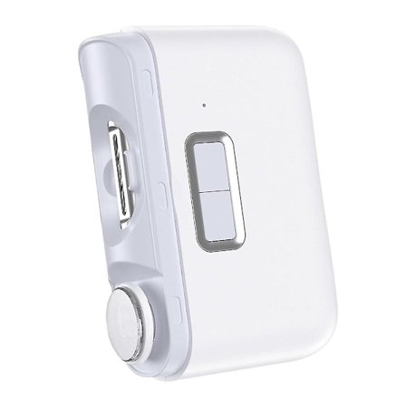 Elektrisk Negleklipper, 2-i-1 Klipning og Slibning Automatisk Negleklipper, 2-hastighed med LED-lys