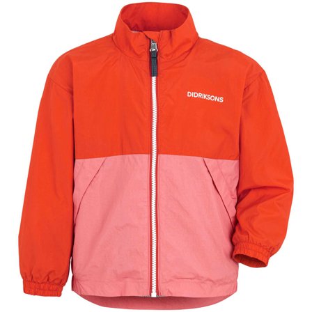 Didriksons Ventus Kids Wind Jacket Children unlined jackets Red 130