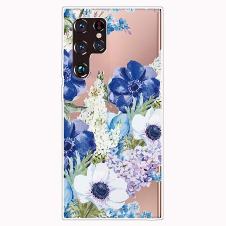Målat Transparent Case -fodral För Samaung Galaxy S22 Ultra 5g