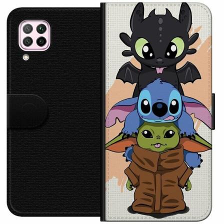 Huawei P40 Lite Plånboksfodral Lilo And Stitch
