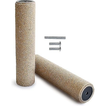 Kattenskrapepost-erstatning, tre-skrape hamptau-stolper