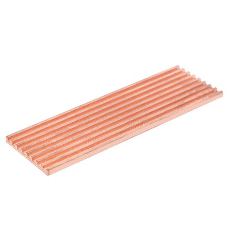 Pure Copper Heatsink Cooler Heat Sink Termisk ledende lim for M.2 2280 PCI-E NVME SSD