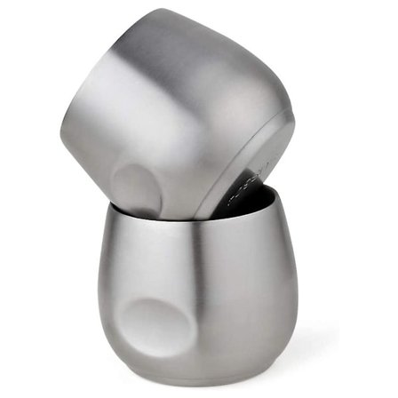 Rustfrit Stål Espresso Kop 2 stk, 150ml Dobbelt Vægs Isoleret Ubrækkelig Tumbler Shot