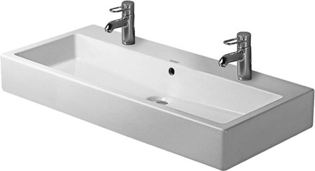 Duravit Vero Tvättställ 1000x470, 2 blandarhål, Badrum