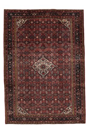 Medalionowy Hosseinabad Dywan 224X320 Wełna