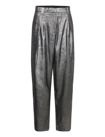 Betty Bottoms Trousers Wide Leg Silver Stella Nova