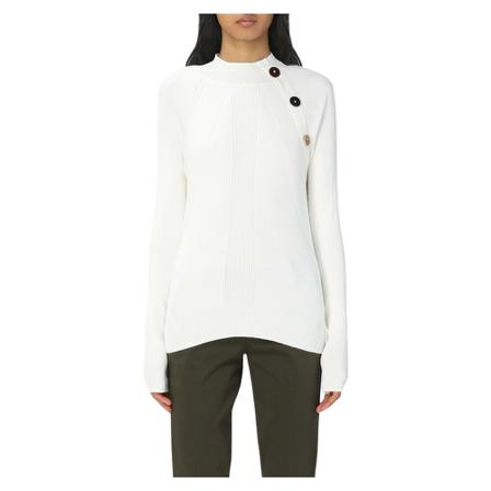 Liu Jo, Round-neck Knitwear Wit, Dames, Maat:M