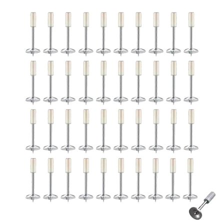 Søm til manuel stålsømpistol, runde søm vægfastgørelsesværktøj, til professionelt sømpistolværktøj hurtigt
