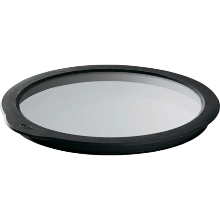 RÖSLE GLASSLOKK 20CM KLAR/SVART