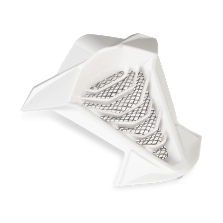 Ventilazione Mentoniera Acerbis X-Racer VRT Bianca