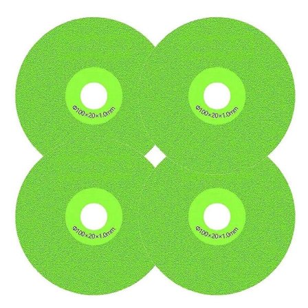 Slibeskive til stenskiver, flad slibeskive til stenfliser, keramik, slibeskive til skæring af stenskiver og fliser, 4 stk.