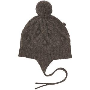 Kids - FUB Pecan Melange Baby Beanie 80/86 cm - Headwear - 80/86 cm - Brown