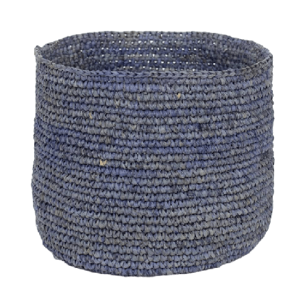 A World of Craft Raffia Korg S Förvaring Blå ONESIZE