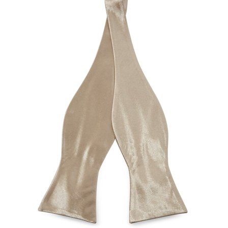 Muszka w lśniącym kolorze słomkowym do samodzielnego zawiązania Basic dla mężczyzn - Muszki do samodzielnego wiązania