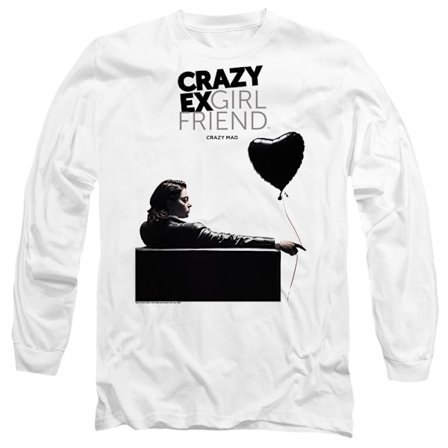Crazy Ex-Girlfriend Unisex Vuxen Crazy Mad T-Shirt L Vit
