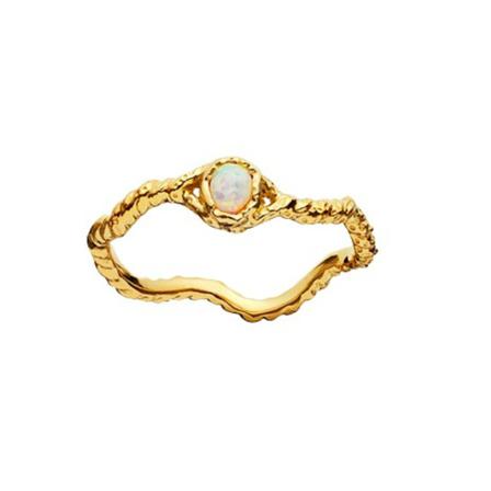 Maanesten Lisa Ring Gul, Dame Ringe, Størrelse: ONE Size
