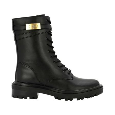 Tory Burch, Hardware Combat Boots Czarny, Kobieta, Rozmiar: 36 EU
