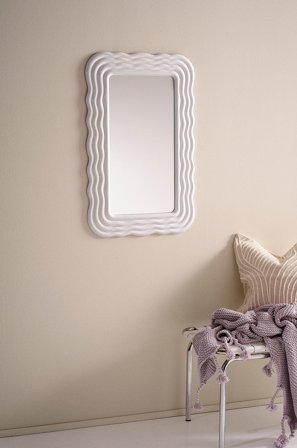 Jotex - Speil - 80 Cm Hvit - HUNTINGTON - Kjøp Speil hos Jotex