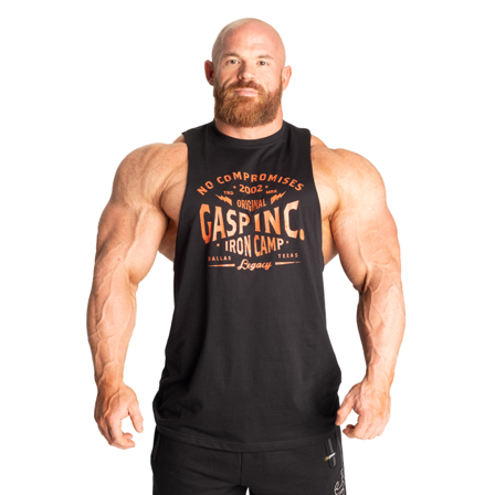 GASP Cut Out Träningslinne Svart