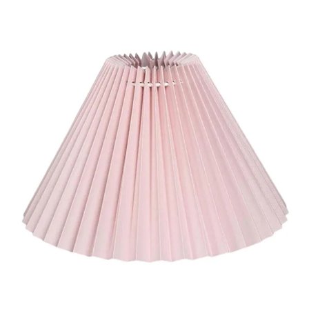 25cm Plisserad Lampskärm Tyg Matsal Café Ornament Vit[co]