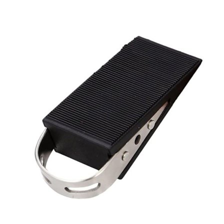 Magnetisk dörrhållare i rostfritt stål - Borrfri dörrstopp med halkfritt gummi för säker låsning_OF