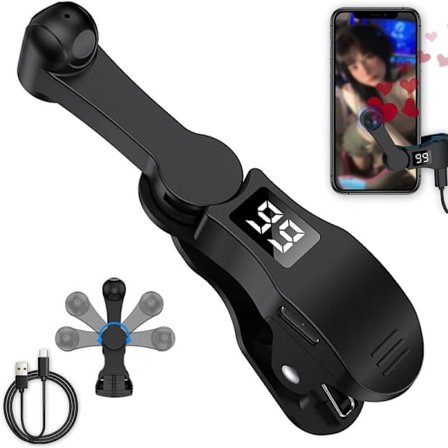 Automatisk klikkfunksjon for smarttelefon, hurtigklikkfunksjon for mobiltelefonskjerm for iPhone iPad-applikasjon (svart)