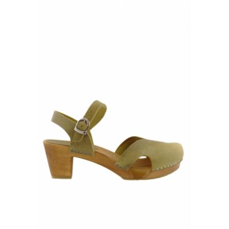Sanita, Shoes Groen, Dames, Maat:41 EU,nubuck