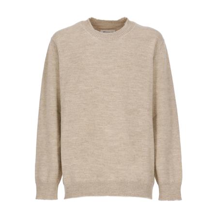 Maison Margiela, Sweatshirts Beige, Heren, Maat:S,alpaca