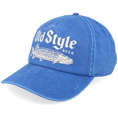American Needle - Blå adjustable Caps - Walker Old Style Beer Royal A-Frame Adjustable @ Hatstore