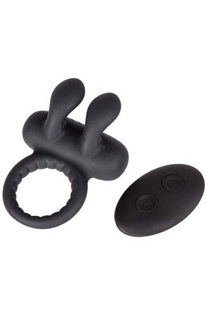 Vibrating Penis Ring With Rabbit & Remote - Woome.pl