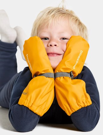 Didriksons Pileglove 8 - Yellow - 4