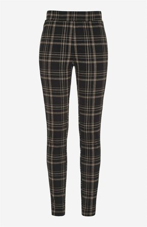 Cellbes of Sweden - Ternede leggings i sort / beige / ternet til damer i størrelse 34/36