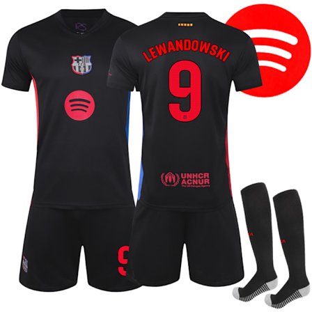 Barcelona Bortefotballtrøye 2024-2025 Nr. 9 Lewandowski